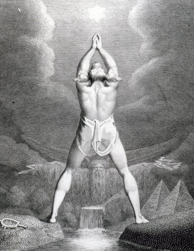 Fertilization of Egypt, engraved by William Blake, 1791 by Johann Heinrich Füssli